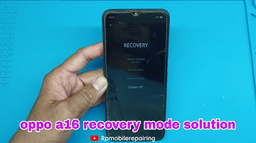 Oppo a16 recovery mode solution 📱🔧💯