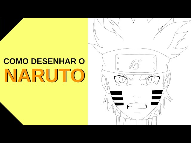 Como desenhar: NARUTO UZUMAKI: Aula de Aulas de Desenhos