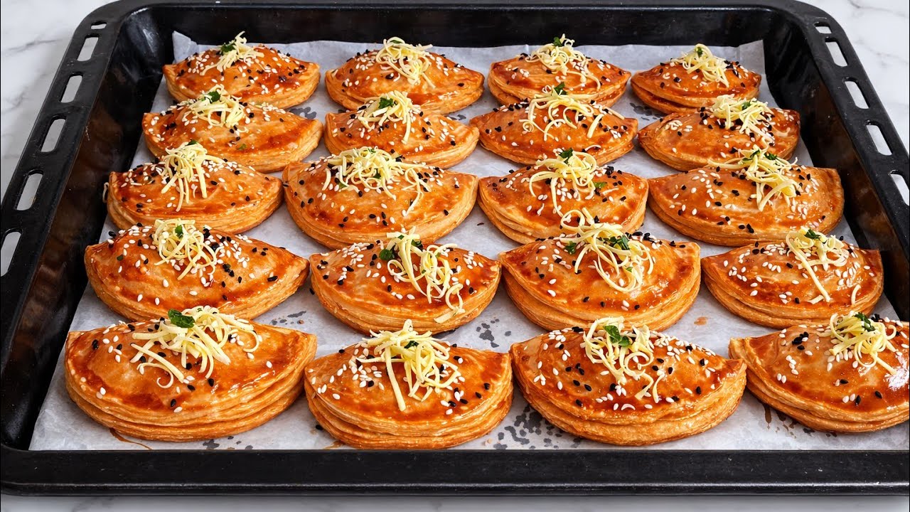 بدون اختمار أسهل وأسرع مملحات 10 دقائق ⁉️ خفا زربا شوصون بعجينة سحرية وحشوة ماتشبعوش منها مذاق يهبل👌