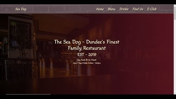bootstrap 4 restaurant intro video