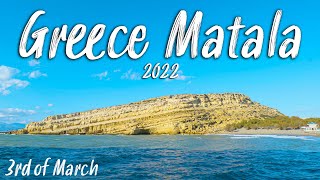 Matala, Crete || A Tour of Matala || Island beach Paradise || Greece