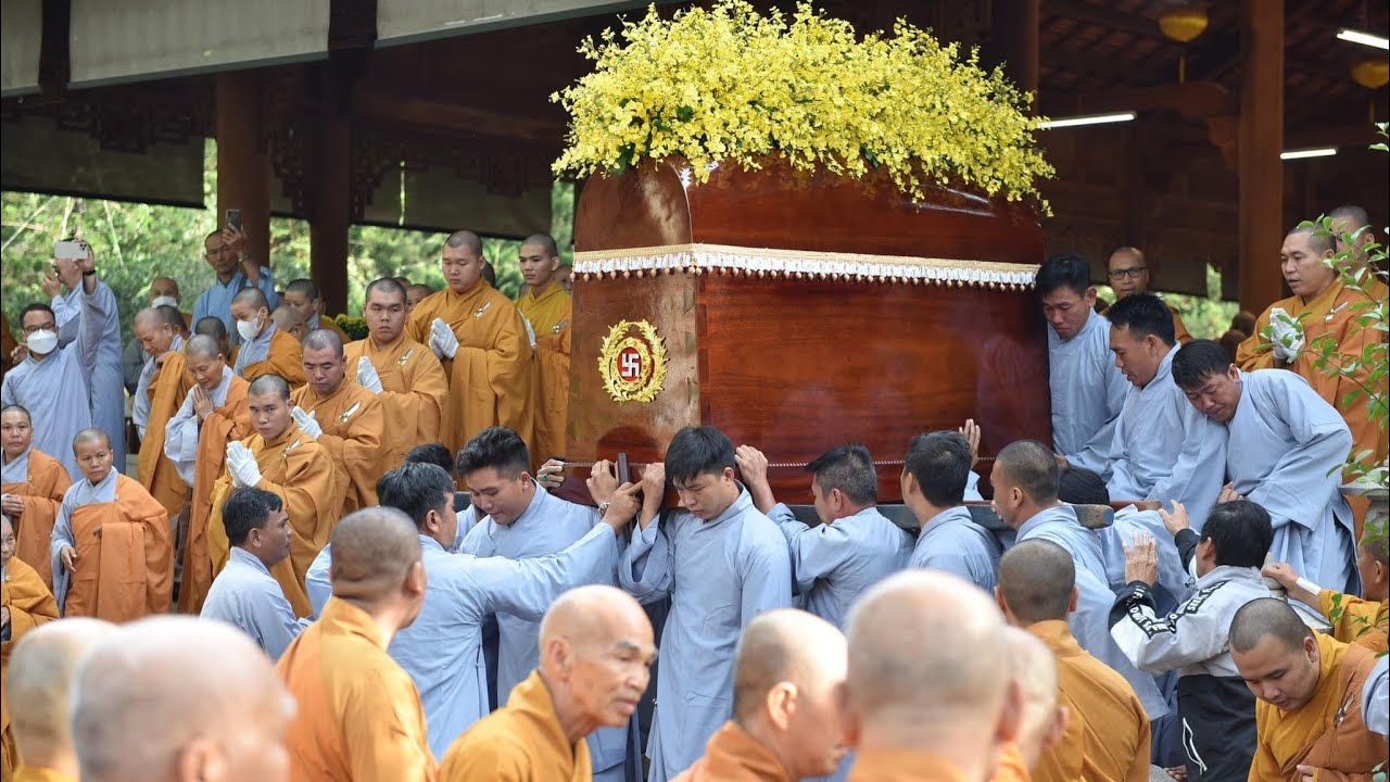 Lễ Di Quan Hoà Thượng Thích Trí Chơn Đi Hoả Táng Sala GarDen - Phước Thái - Long Thành - Đồng Nai