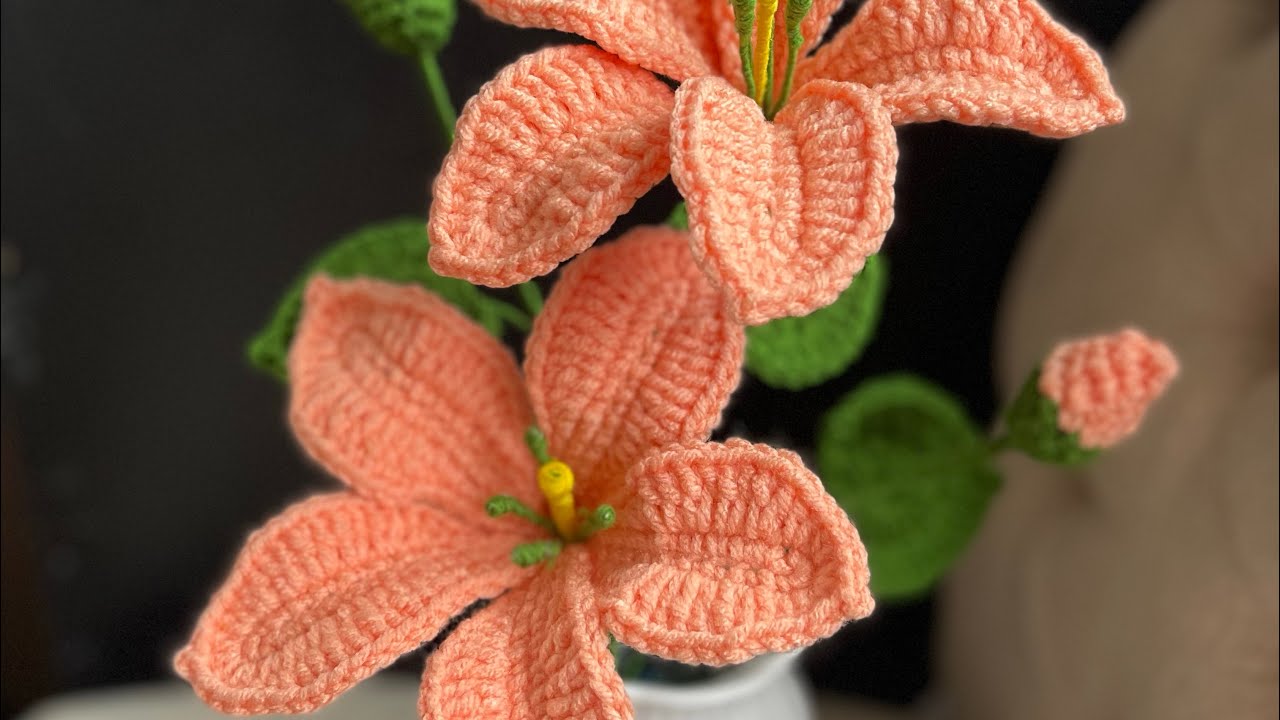 Flower ๐บ step by step super easy to knit ๐ฅฐ๐งถ