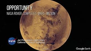 NASA Rover Opportunity Completes Mars Mission, February 13, 2019.
Drive along with NASAs Opportunity Mars rover and hear the voices of scientists and engineers behind the mission. Designed to run for 90 days, the exploration spanned more than 15 years from 2004 to 2019. Along the way, it discovered definitive proof of liquid water on ancient Mars and set the off-world driving record. Credit: NASA/JPL-Caltech
For more educational content, check out www.LaunchNext.org
For more information on the Cosmosphere, go to www.cosmo.org NASA Rover Opportunity Completes Mars Mission, February 13, 2019.