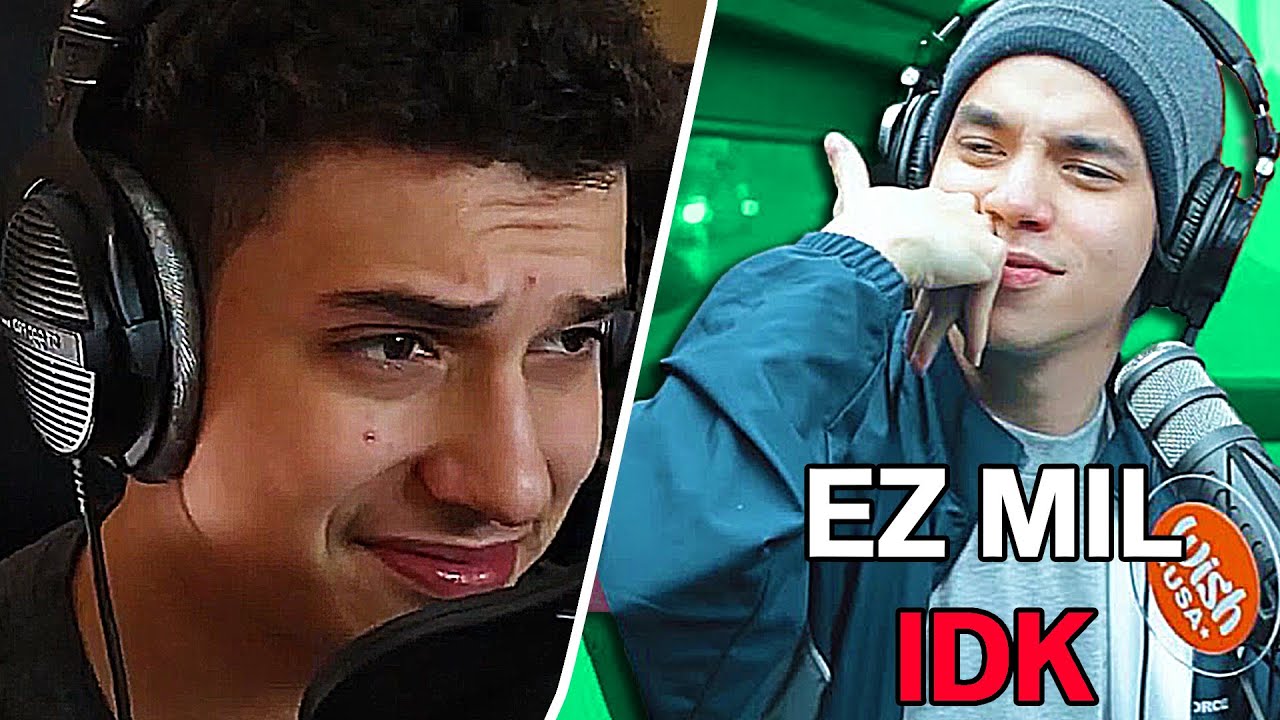 A Rapper Reacting to Ez Mil performing "Idk" LIVE on the Wish USA Bus