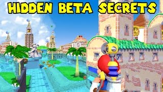 Super Mario Sunshine Beta Elements in the Flooded Plaza