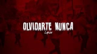 Video thumbnail of "OLVIDARTE NUNCA - ANDESUR feat. BANDA PROYECCIÓN SAN ANDRÉS (VIDEO LYRICS)"