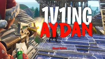 So i 1v1ed Aydan... (INTENSE) - Fortnite
