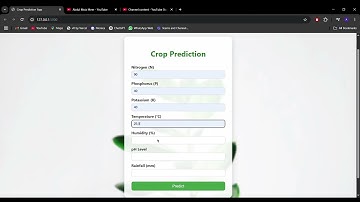 Crop Prediction Using Machine Learning
