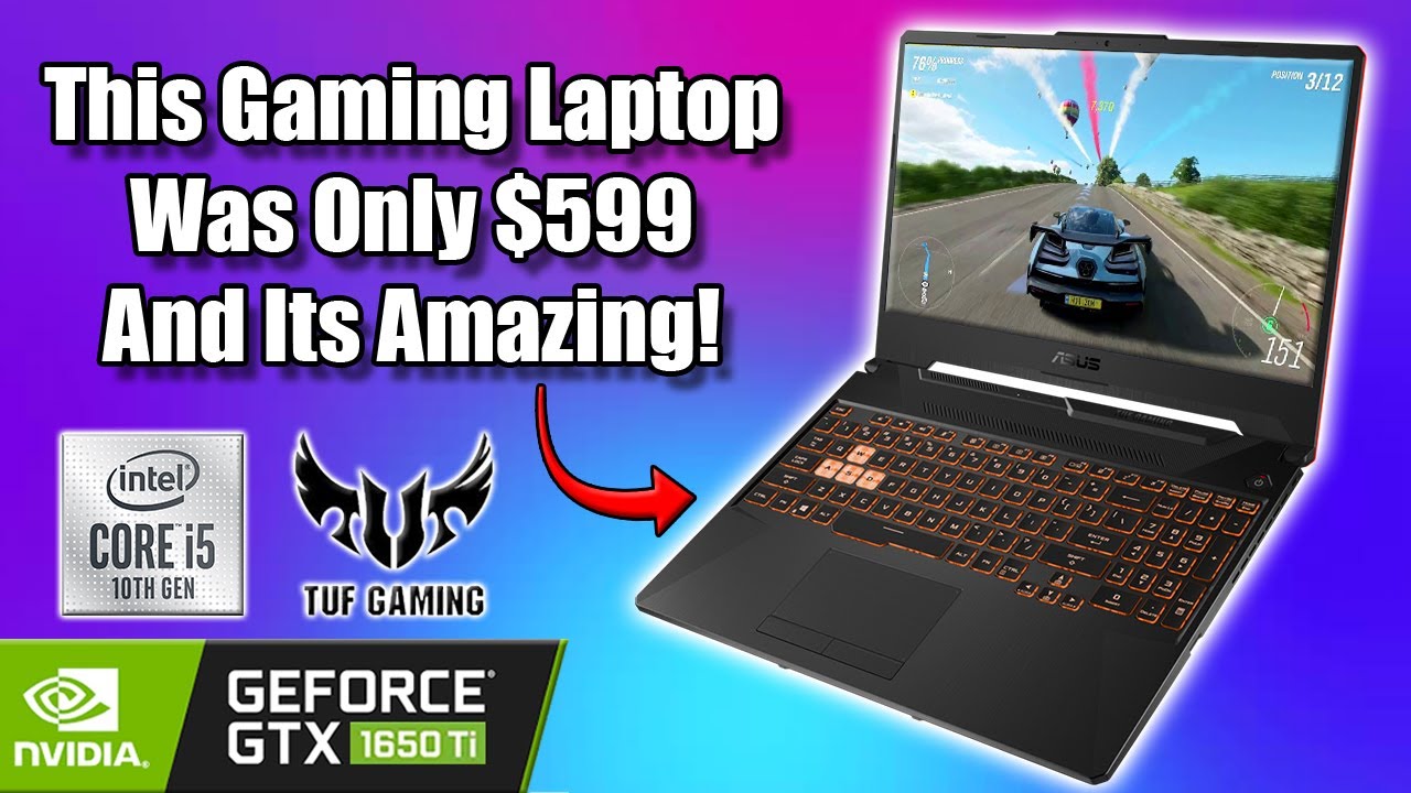 This Gaming Laptop Was $599 And It Is Amazing! Asus TUF F15 - YouTube