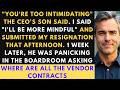 They Called Me Intimidating – Company Imploded After I Quit