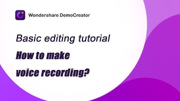 Voice Recording | DemoCreator Tutorial