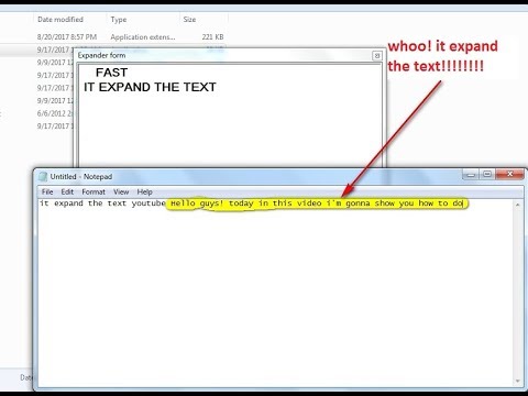 advanced TextExpander for windows - made in vb 2012