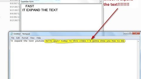 advanced TextExpander for windows - made in vb 2012