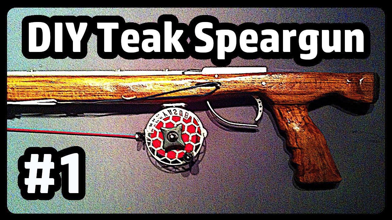 How to build a teak Speargun Step by Step Part 1 YouTube