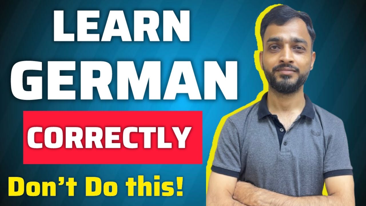 LEARN GERMAN CORRECTLY | DEUTSCH LERNEN RICHTIG | - YouTube