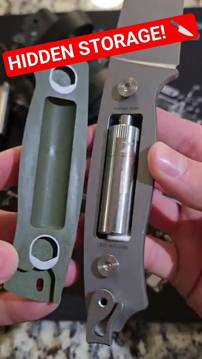 2025's Craziest Knife?! CacheBlade Secret Cache Exposed! #shorts #cacheblade #survivalknife