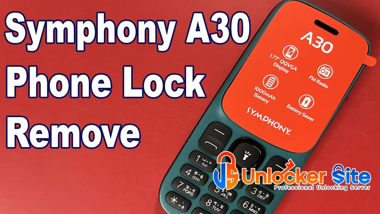 Symphony A30 Phone Lock Remove YouTube