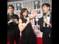 This is how excited @SophieEB is about #brits2014