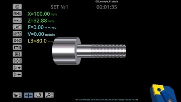 G92 in CNC | What is G92 in Fanuc | #simulator​ #cnc#boringOperations​