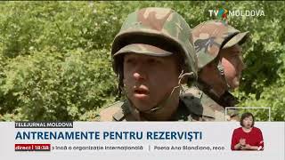 Armata Naţională a Republicii Moldova desfăşoară noi exerciţii militare cu rezerviştii
