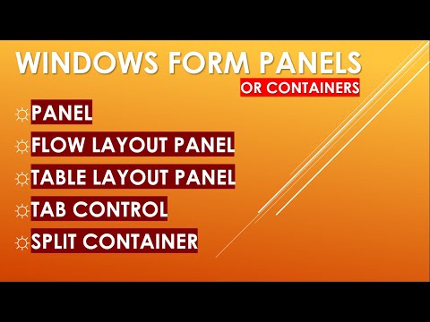 PANEL vs FLOWLAYOUT