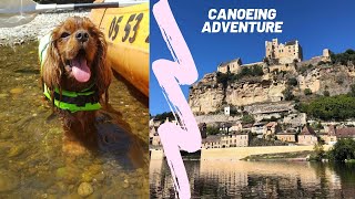 VLOG : Aventure Canoë - Dordogne, France // Cavalier King Charles by AndyWho11th 50 views 3 years ago 3 minutes, 41 seconds