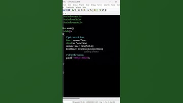 How to create digital watch using c programing language #code