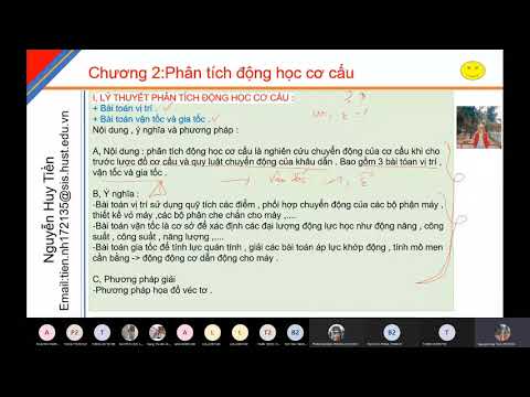 Video 2.2 :Tại sao phải vẽ họa đồ cơ cấu , tính vận tốc , gia tốc để làm gì ???