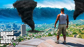 Цунами И Торнадо Разрушили Город В Гта 5 Моды! Апокалипсис Обзор Мода В Gta 5 Игры Видео