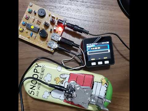 M5Stack CW Trainer Test (Marutsu Memory Keyer + CW Paddle)