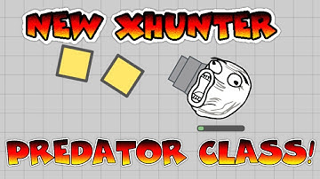 DIEP.IO HUGE UPDATE! NEW PREDATOR XHUNTER TANK CLASS! SUPER OP!
