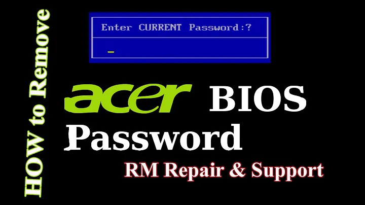 How to Clear/Reset Bios Password on Acer Aspire One