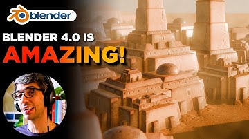 Procedural Sand City Using Geo Nodes In Blender Tutorial