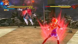 Tsundara Special (XV2 Female Earthling Strike Combo)