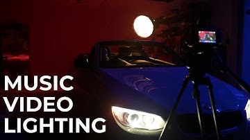 Music video lighting setup using GVM PRO SD300B