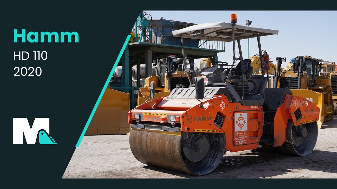 Hamm HD 110 Double-Drum Roller | 2020