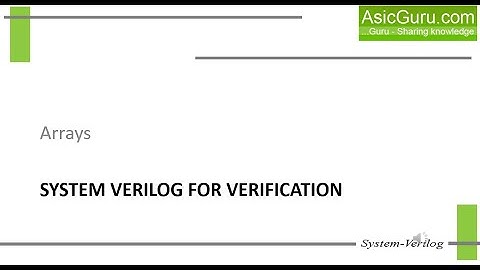 System Verilog Arrays - Fixed Array, Dynamic Array, Associative Array, Queues