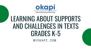 Guided Reading: Learning about Supports and Challenges in Texts, K-5.