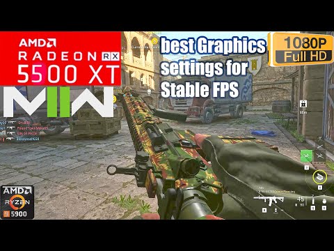 Best Call Of Duty® Modern Warfare® II Multiplayer Graphics Settings For Stable FPS On RX 5500XT 4GB