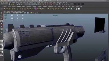 Maya - gun modeling theory and detail