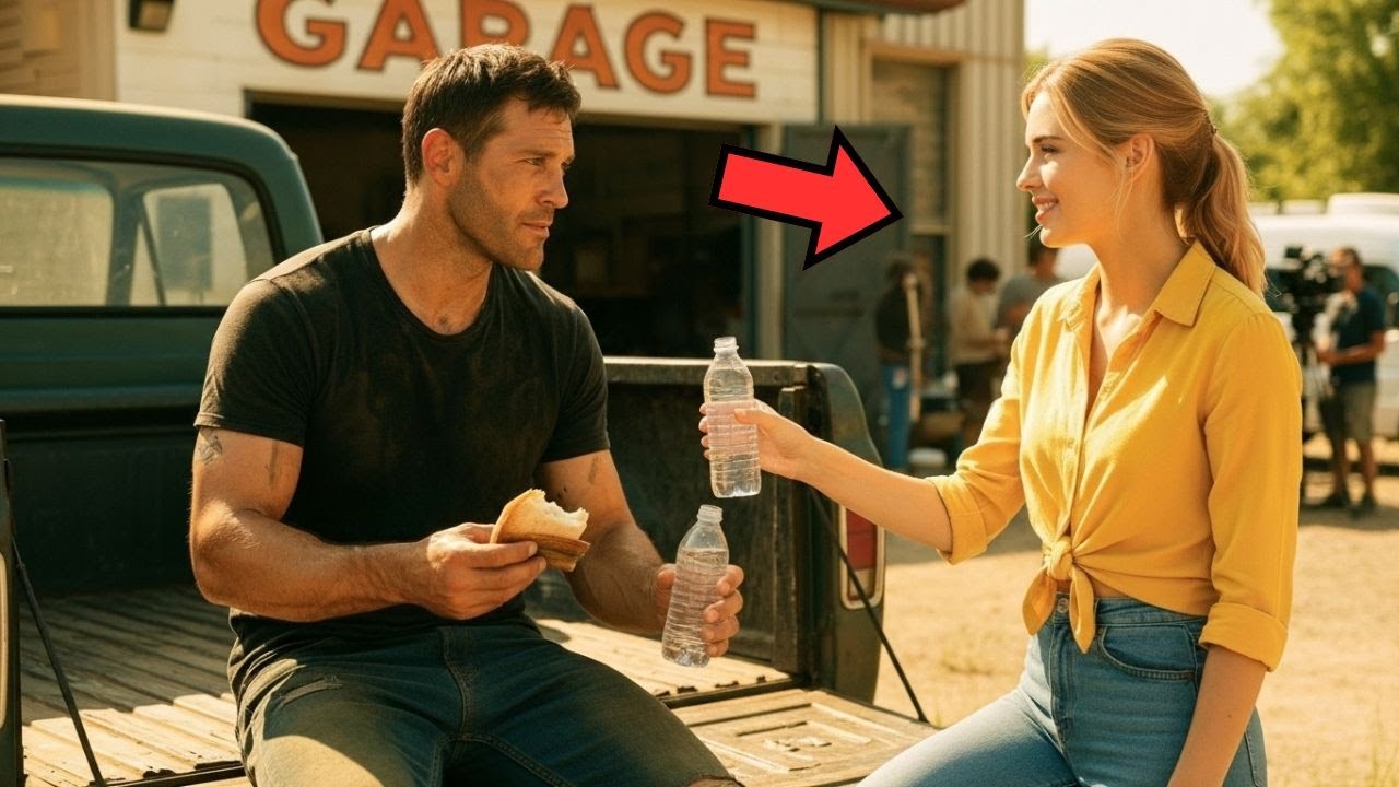 Pai POBRE Mecânico divide almoço com desconhecida — sem saber que era uma bilionária secreta