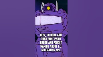 Shockwave talks about AI Generating Art #Transformers #Shockwave #Memes #Funny #TransformersMemes
