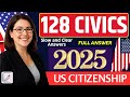 128 Civics Questions for U.S. Citizenship Test 2025 | USCIS Naturalization Interview Practice #n400