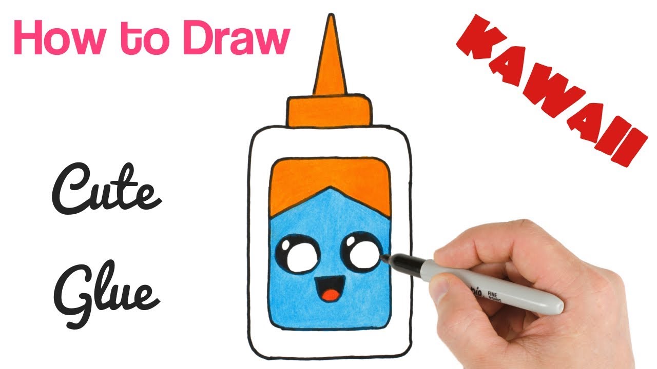 How To Draw A Funny Cartoon Pencil - Easy step-by-step art lesson for kids  and adults! 