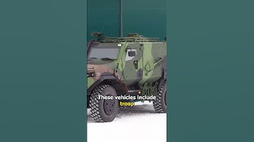 Sweden gets first batch of 260 Sisu GTP armored vehicles