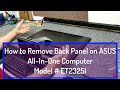 ASUS AIO Back Panel Removal to Access Hard Drive