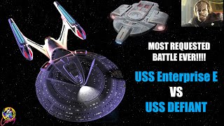 Celebrity USS Enterprise E VS USS Defiant - ODD Ending - Star Trek Ship Battles - Bridge Commander Profile