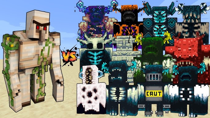 ENDER GUARDIAN vs Every Mob in Minecraft x100 - ENDER GUARDIAN vs all Minecraft  Mobs 1v100 