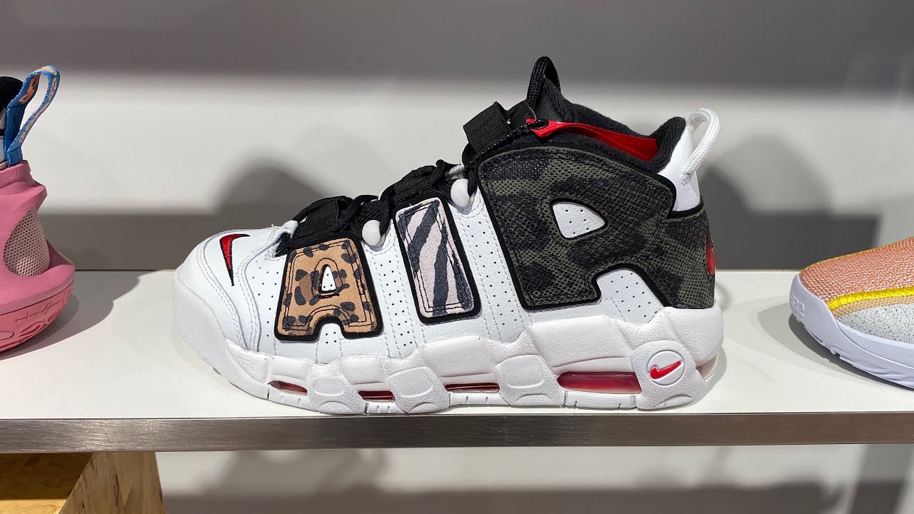 Nike Air More Uptempo 96 アニマルインスティンクト NIKE AIR MORE UPTEMPO 96 SUMMIT WHITE-RED 